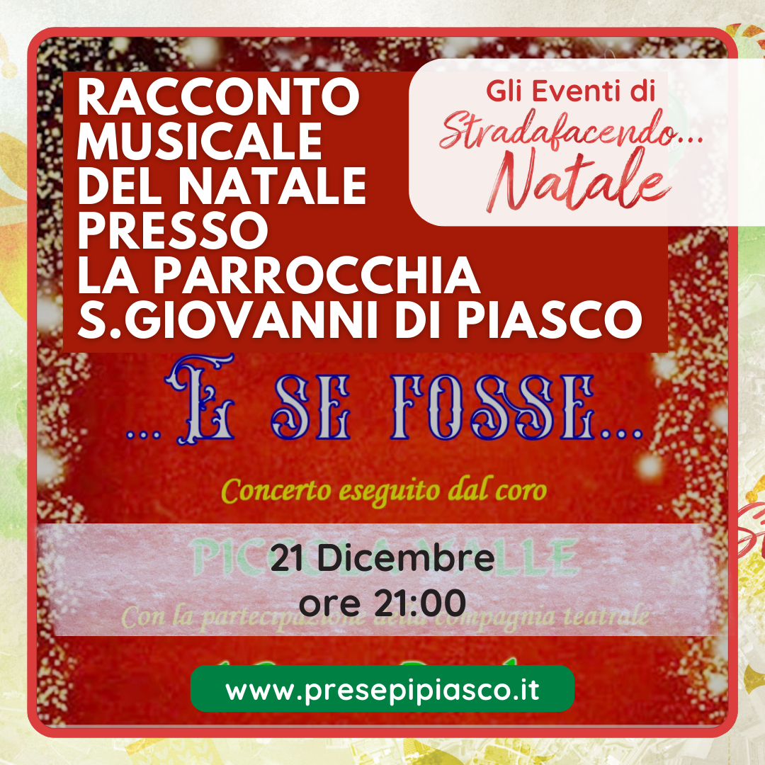 Racconto musicale del Natale …E SE FOSSE…